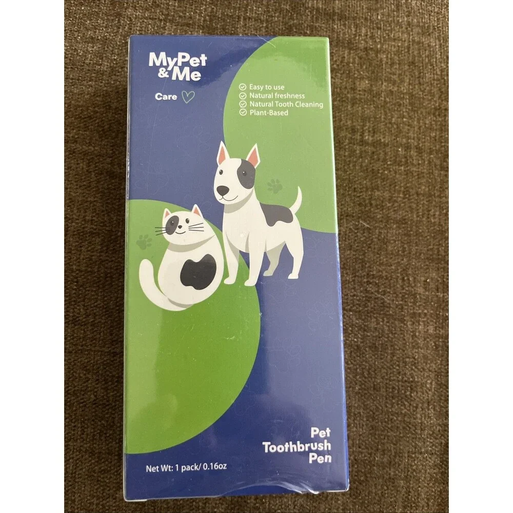 MyPet & Me Pet Toothbrush Pen Plant Based Natural Tooth Cleaning &Freshener 1/28